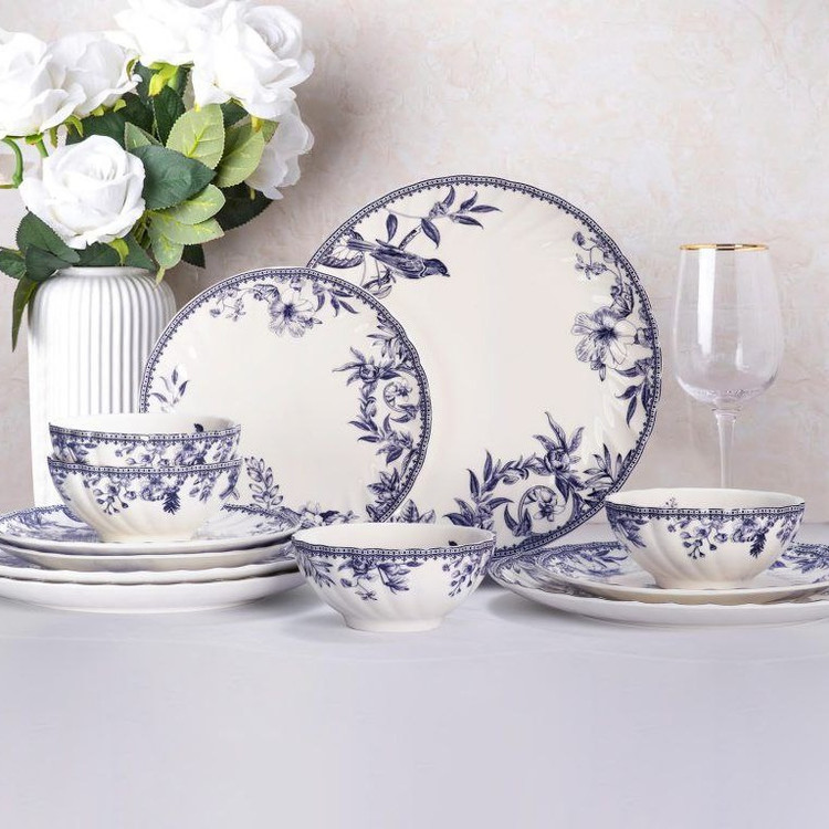 سرویس غذاخوری 28 پارچه گلدکیش طرح لوتوس مدل GK646384
